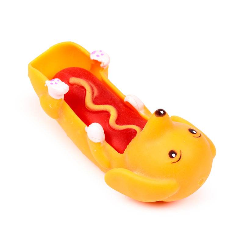 Stretchy Hot Dog Sausage Dog Toy - Gift Arch