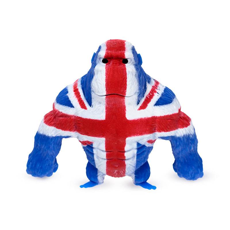 Stretchy Union Jack Gorilla Toy 9.5cm - Gift Arch