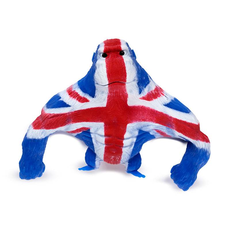 Stretchy Union Jack Gorilla Toy 9.5cm - Gift Arch