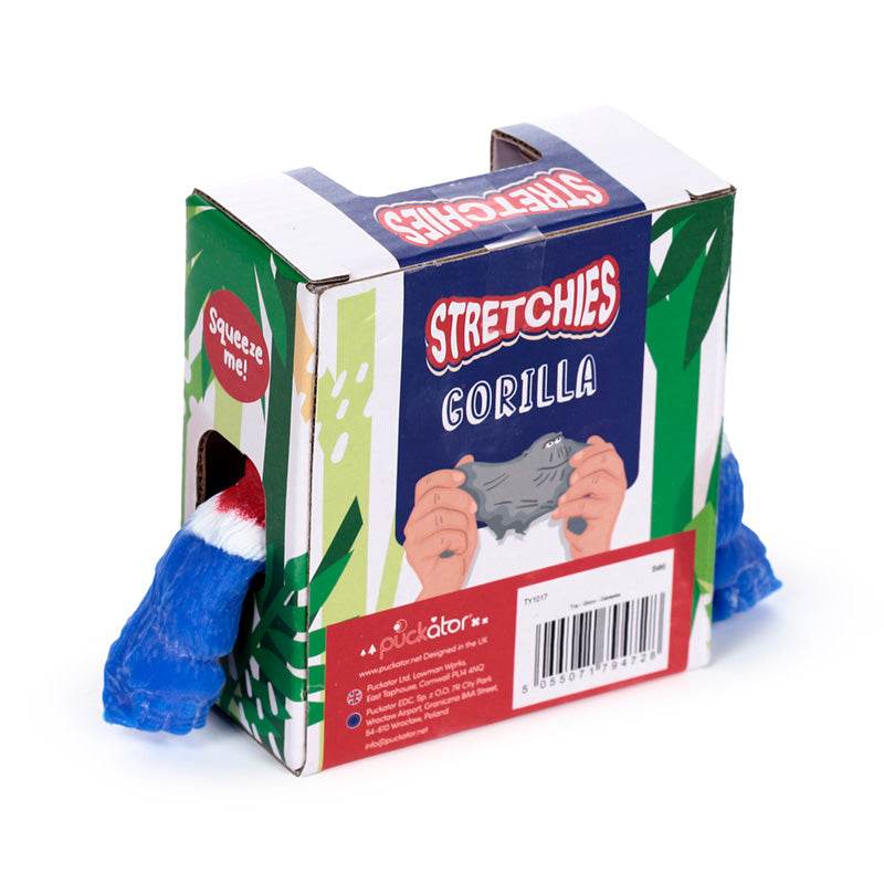 Stretchy Union Jack Gorilla Toy 9.5cm - Gift Arch