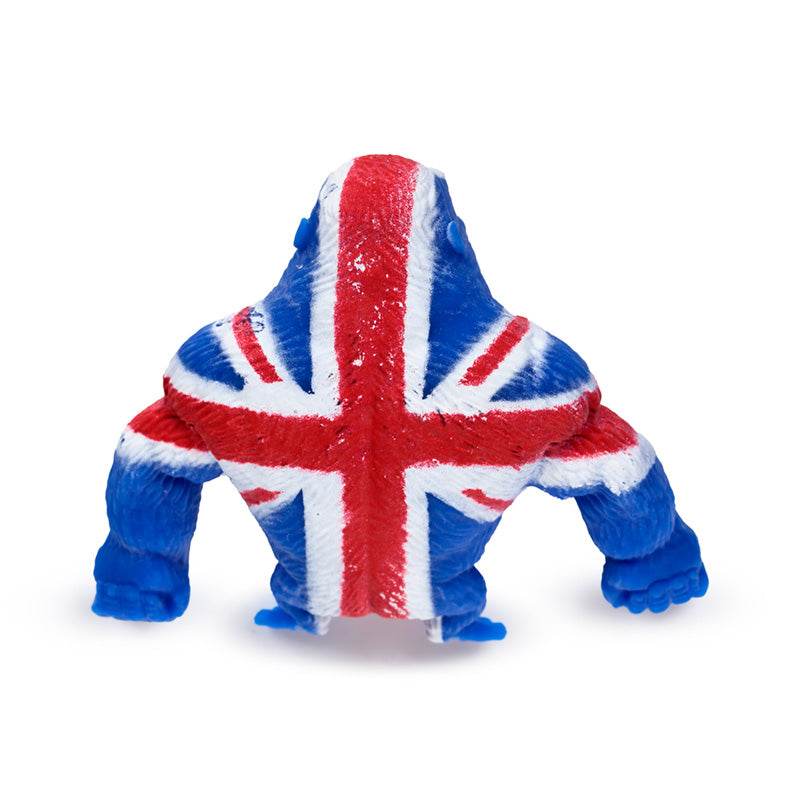 Stretchy Union Jack Gorilla Toy 9.5cm - Gift Arch