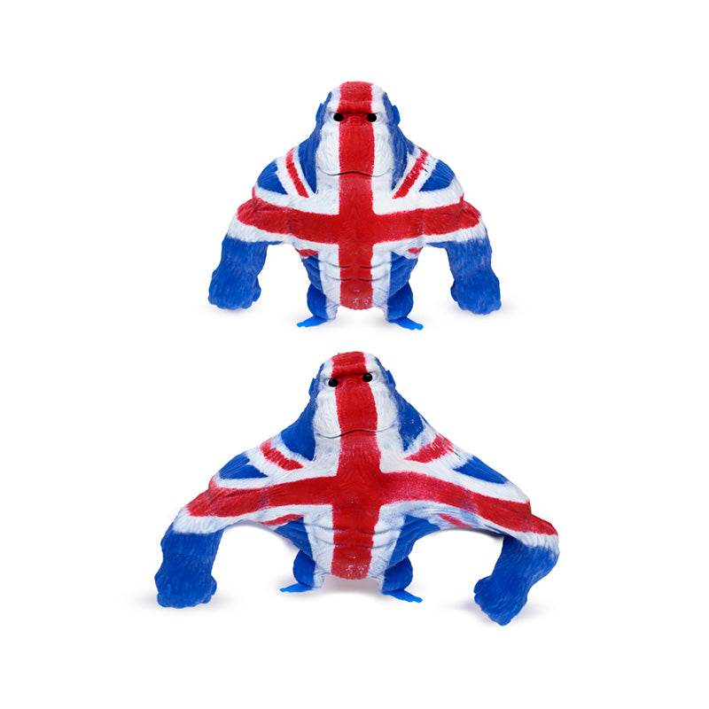 Stretchy Union Jack Gorilla Toy 9.5cm - Gift Arch