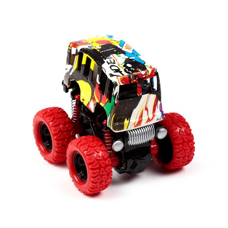 Stunt Graffiti Bus Friction Push/Pull Action Toy - Gift Arch