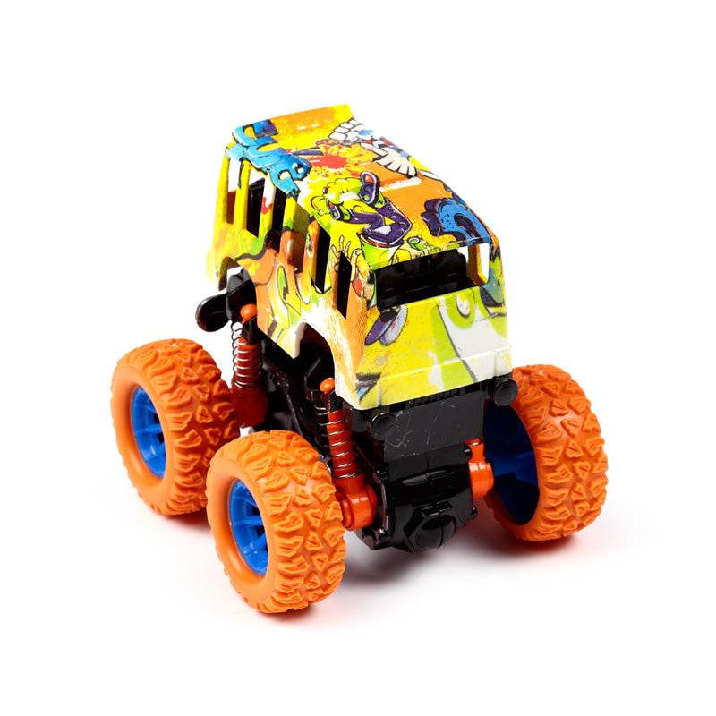 Stunt Graffiti Bus Friction Push/Pull Action Toy - Gift Arch