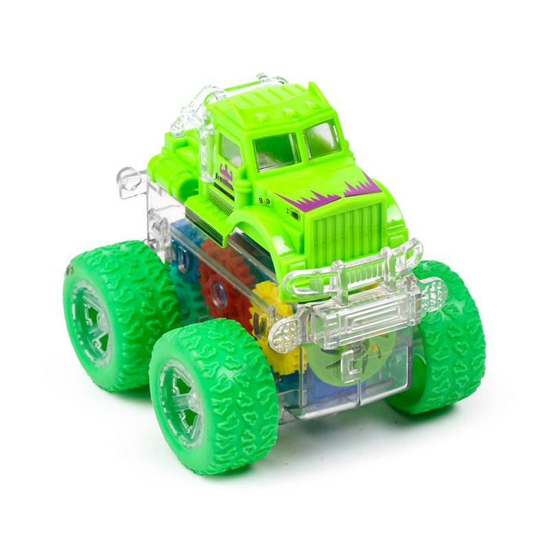 Stunt Tractor with Gears Friction Push/Pull Action Toy - Gift Arch