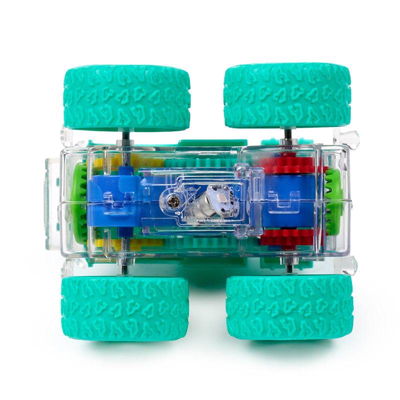 Stunt Tractor with Gears Friction Push/Pull Action Toy - Gift Arch