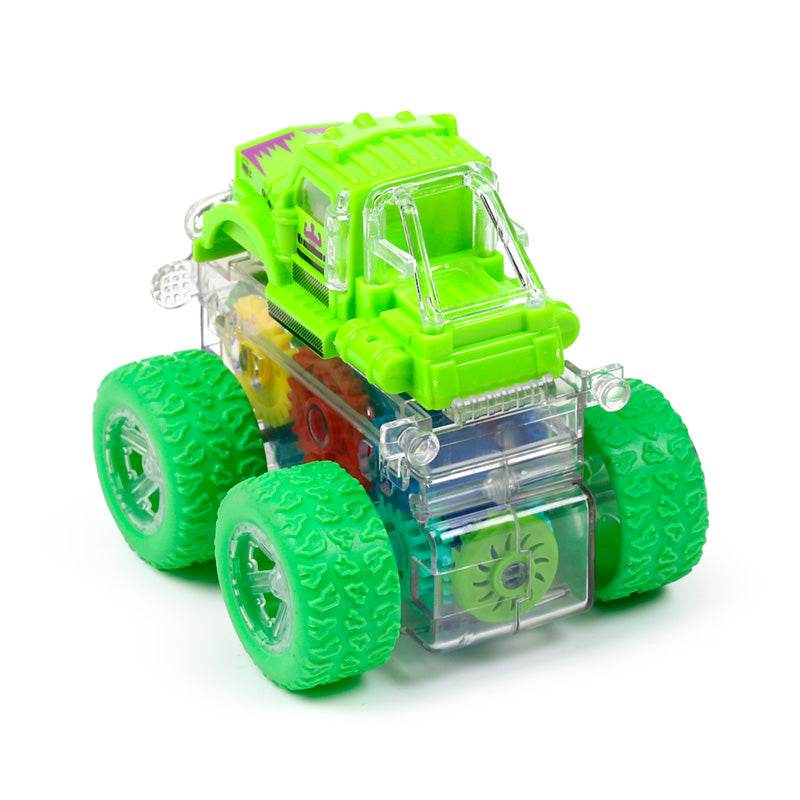 Stunt Tractor with Gears Friction Push/Pull Action Toy - Gift Arch