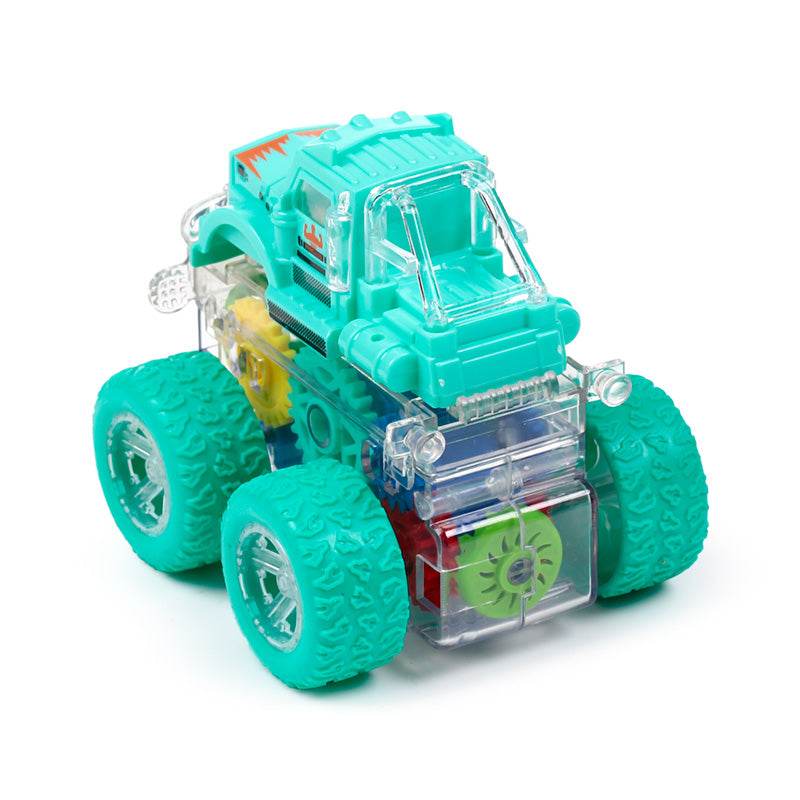 Stunt Tractor with Gears Friction Push/Pull Action Toy - Gift Arch