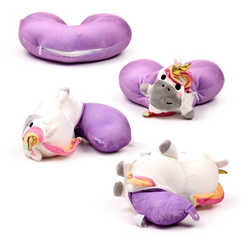 Swapseazzz Adoracorns Unicorn 2-in-1 Plush Travel Pillow & Toy - Gift Arch