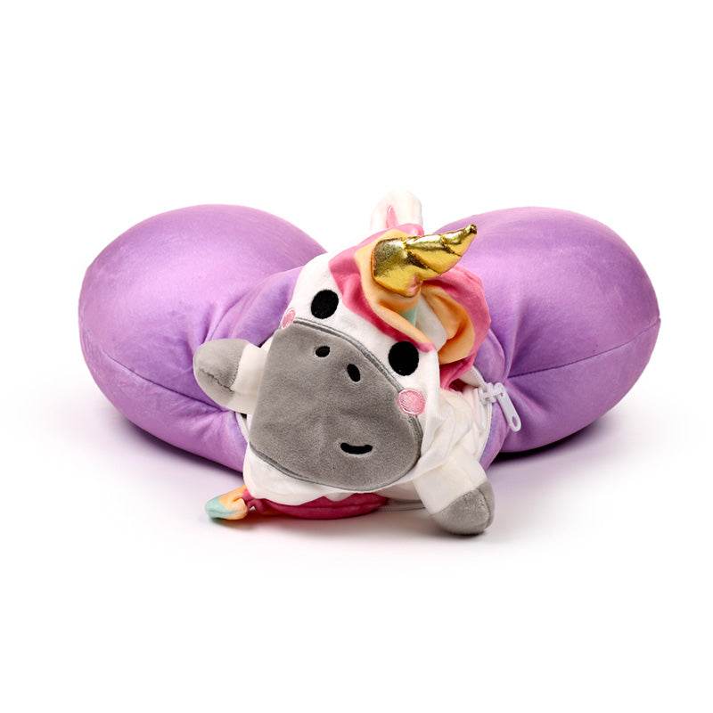 Swapseazzz Adoracorns Unicorn 2-in-1 Plush Travel Pillow & Toy - Gift Arch