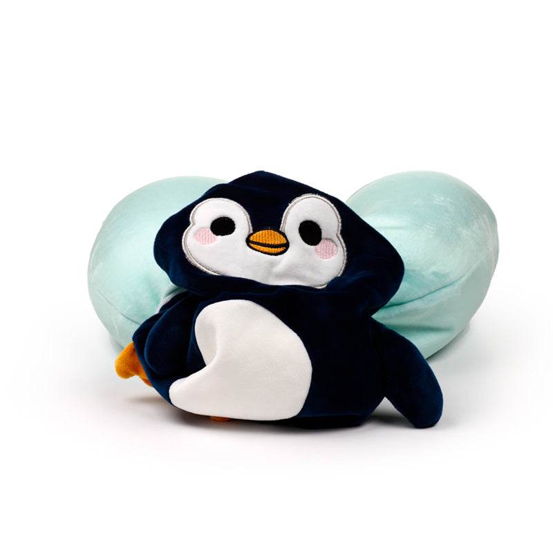 Swapseazzz Adoramals Ocean Penguin 2-in-1 Plush Travel Pillow & Toy - Gift Arch