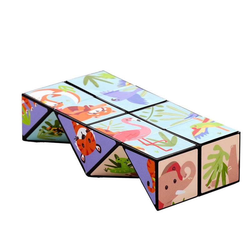 Zooniverse Puzzle Cube Toy - Gift Arch