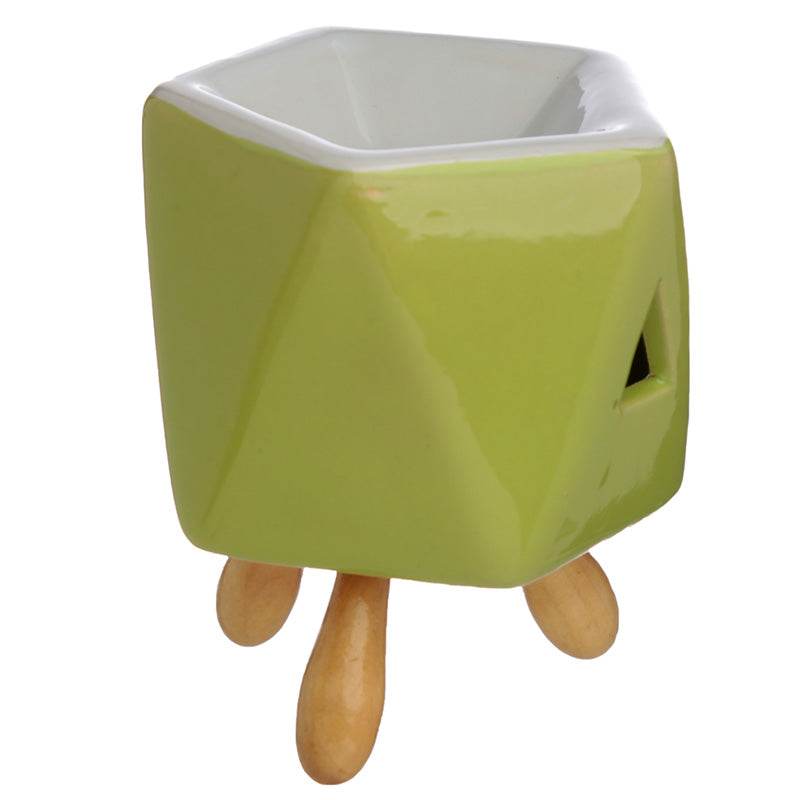 Eden Abstract Bold Colours Ceramic Oil Burner with Feet - Gift Arch