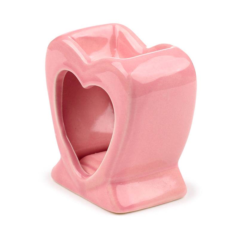 Eden Bright Single Colour Heart Shaped Oil Burner - Gift Arch