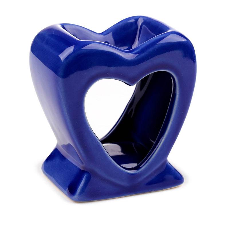 Eden Bright Single Colour Heart Shaped Oil Burner - Gift Arch