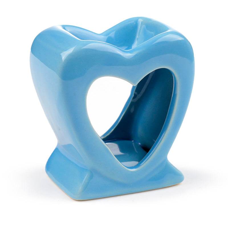 Eden Bright Single Colour Heart Shaped Oil Burner - Gift Arch