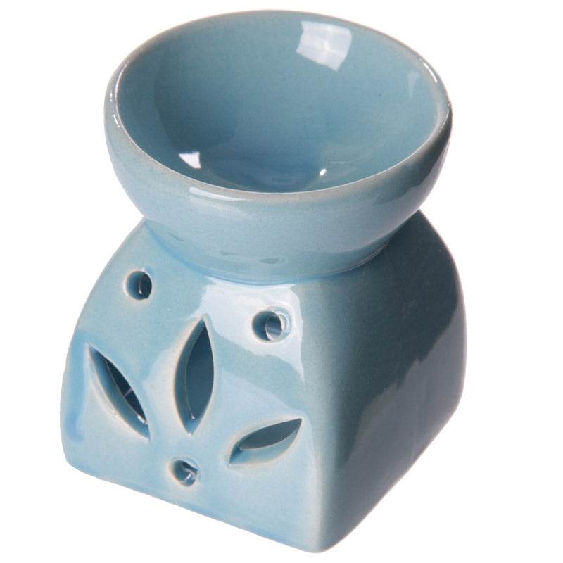 Eden Bright Single Colour Leaf Cutout Oil Burner - Gift Arch