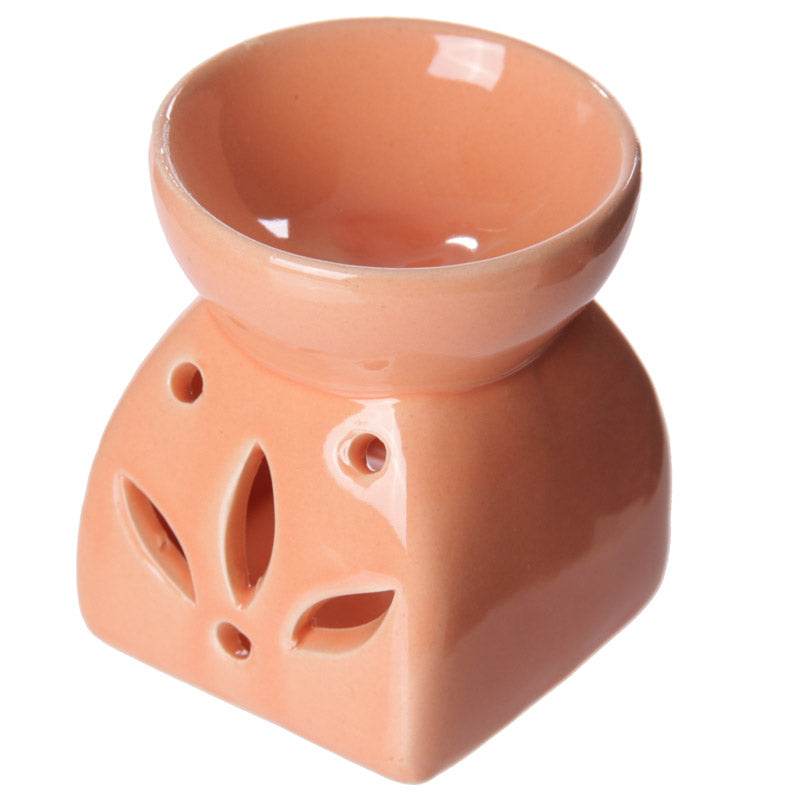 Eden Bright Single Colour Leaf Cutout Oil Burner - Gift Arch