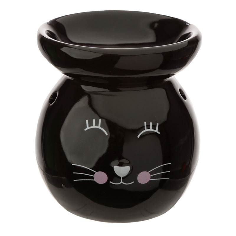 Eden Ceramic Cat Face Oil Burner - Gift Arch