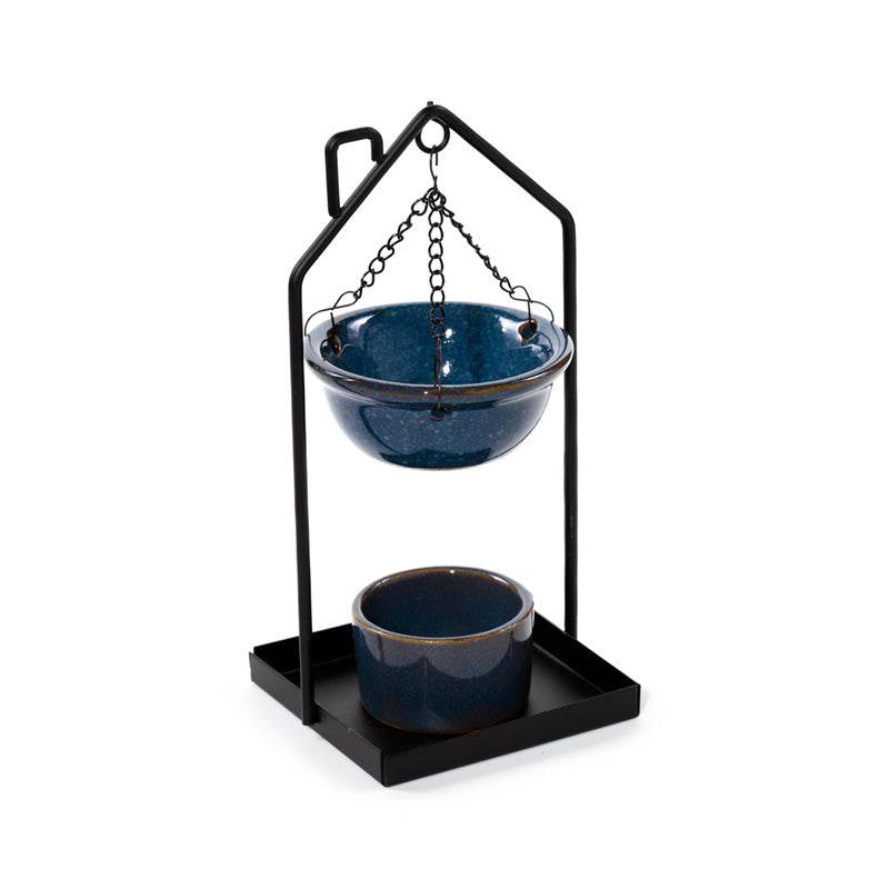 Eden Hanging Oil Burner with House Shaped Stand - Gift Arch