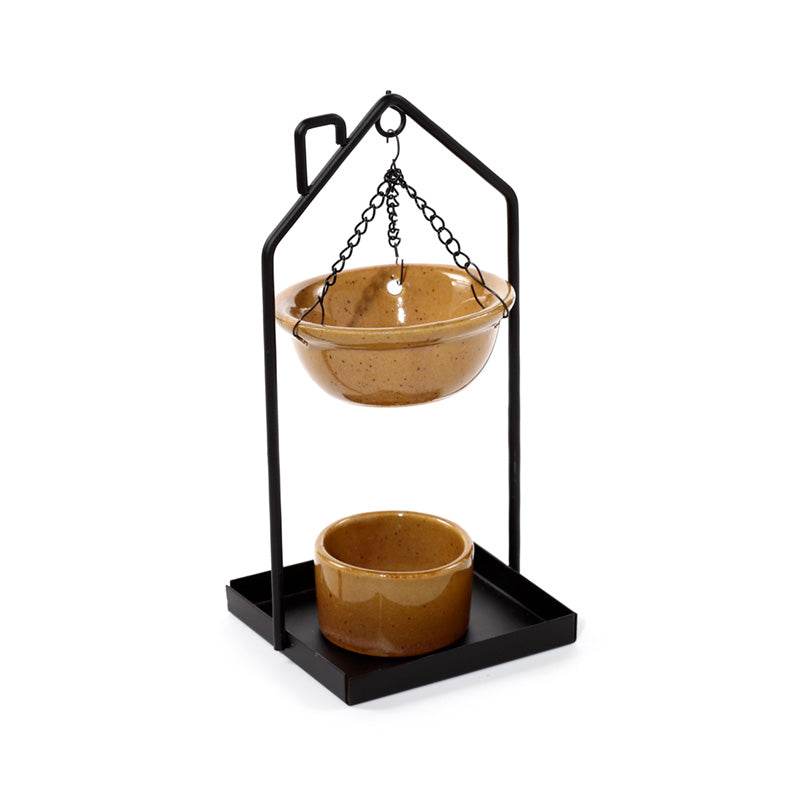 Eden Hanging Oil Burner with House Shaped Stand - Gift Arch