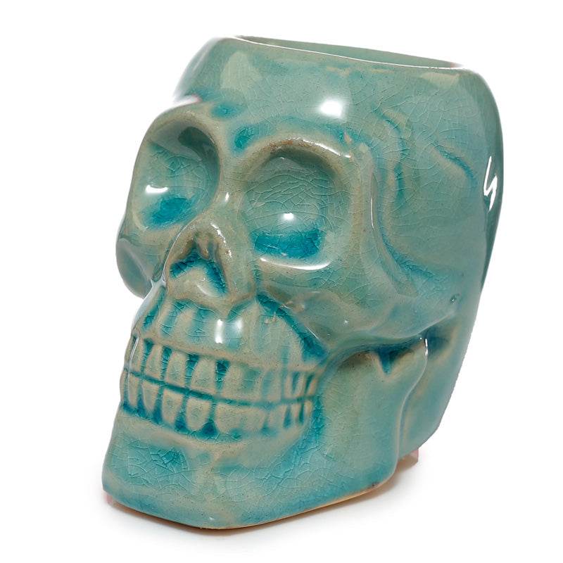 Eden Mini Ceramic Skull Oil Burner - Gift Arch