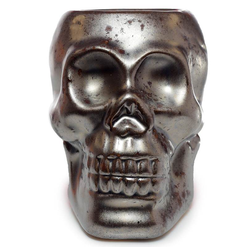 Eden Mini Ceramic Skull Oil Burner - Gift Arch