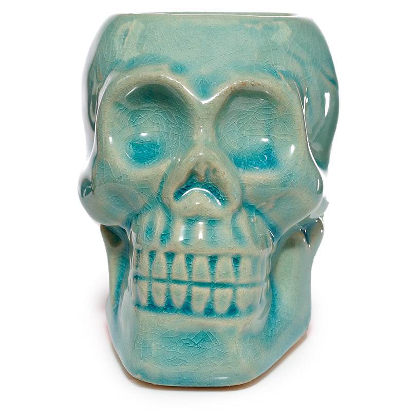 Eden Mini Ceramic Skull Oil Burner - Gift Arch