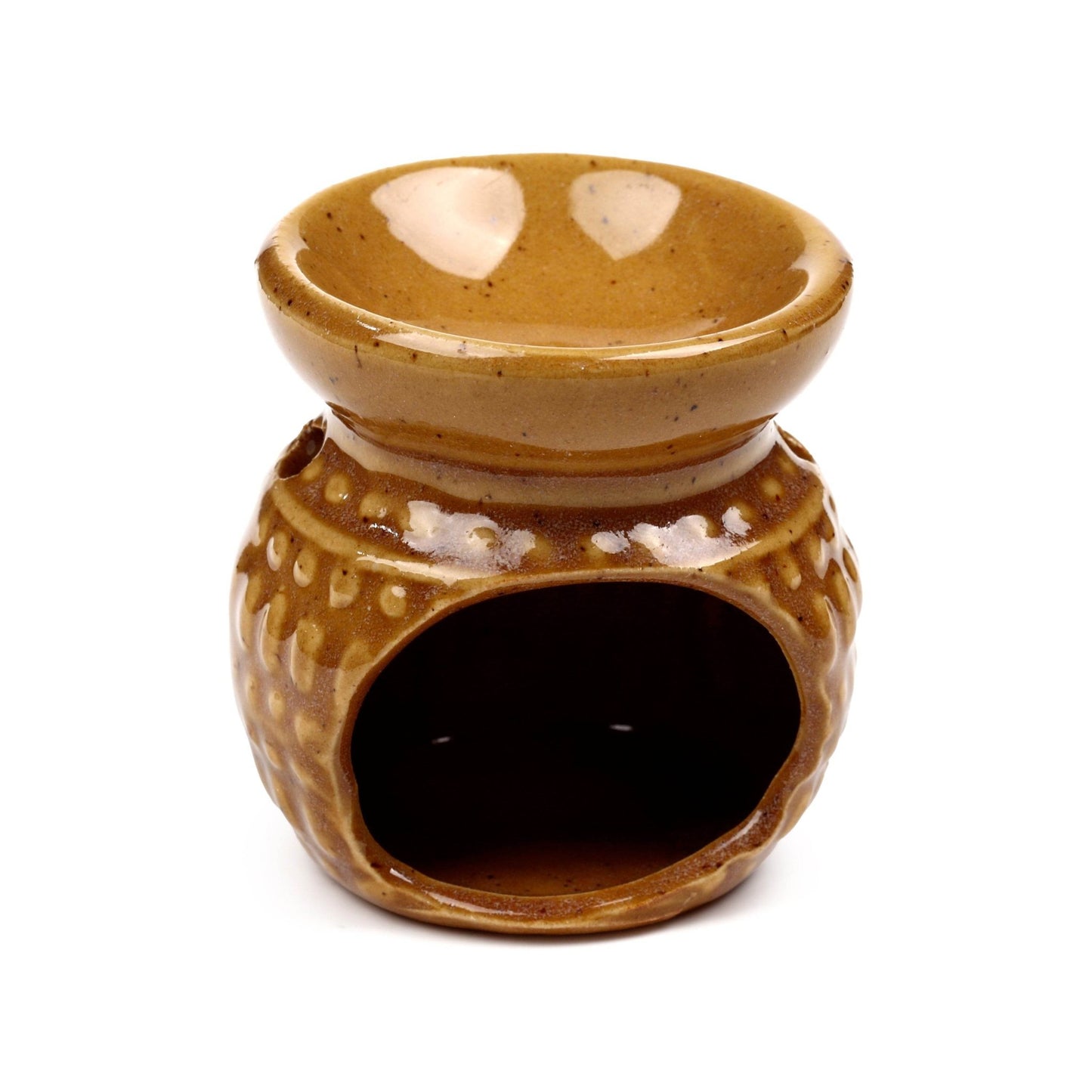 Eden Small Dotty Embossed Oil Burner - Gift Arch