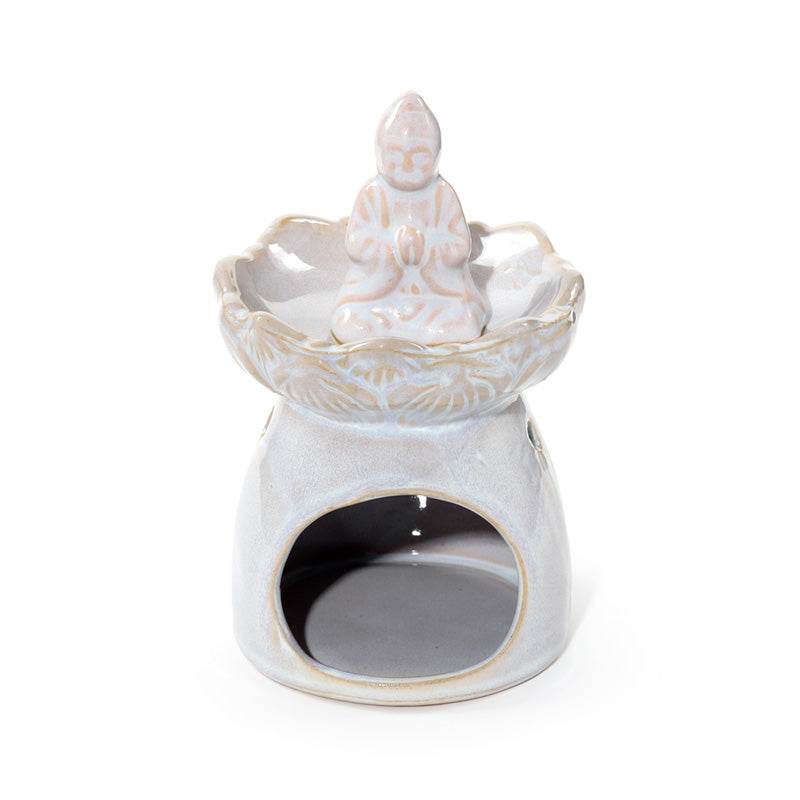 Eden Thai Buddha Lotus Flower Dish Oil Burner - Gift Arch