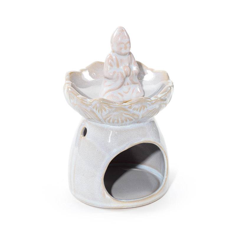 Eden Thai Buddha Lotus Flower Dish Oil Burner - Gift Arch