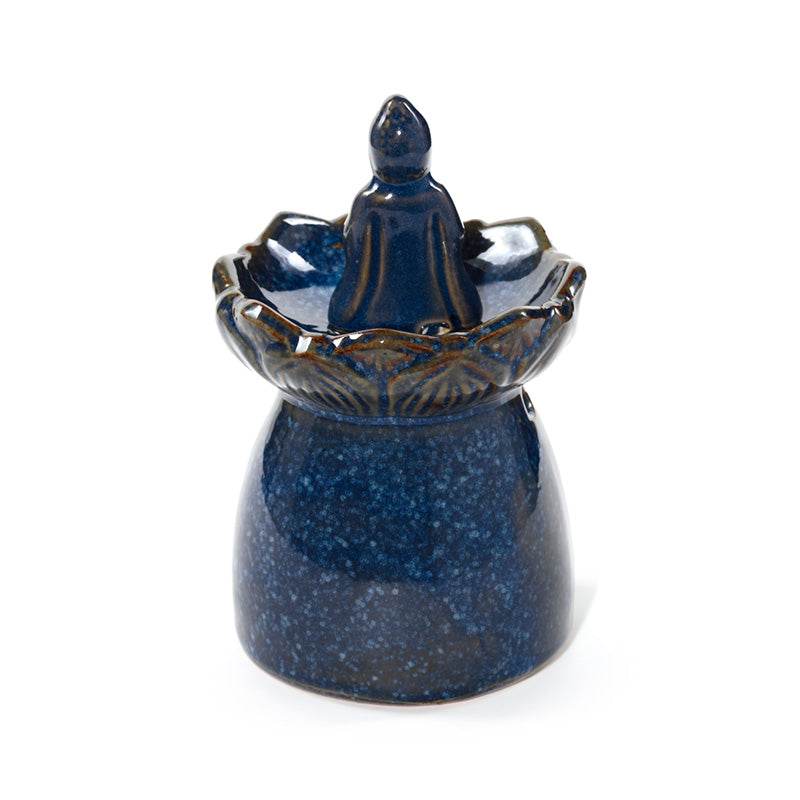Eden Thai Buddha Lotus Flower Dish Oil Burner - Gift Arch