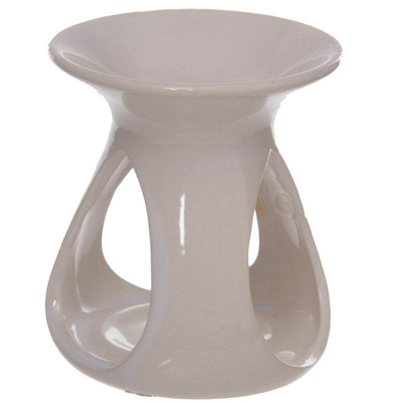Eden White Tear Drop Ceramic Oil & Wax Melt Burner - Gift Arch
