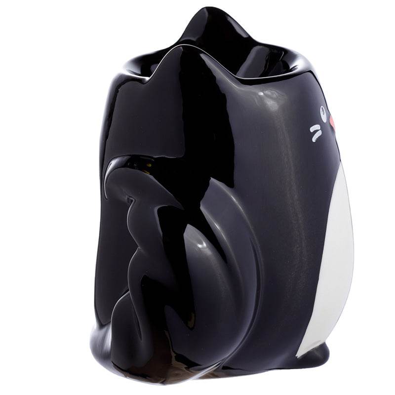 Feline Fine Cat Shaped Ceramic Oil Burner - Gift Arch