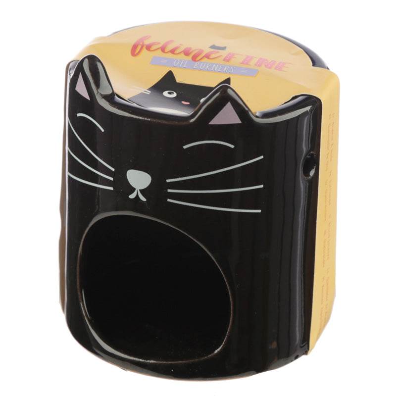 Feline Fine Ceramic Cat Head Oil Burner - Gift Arch
