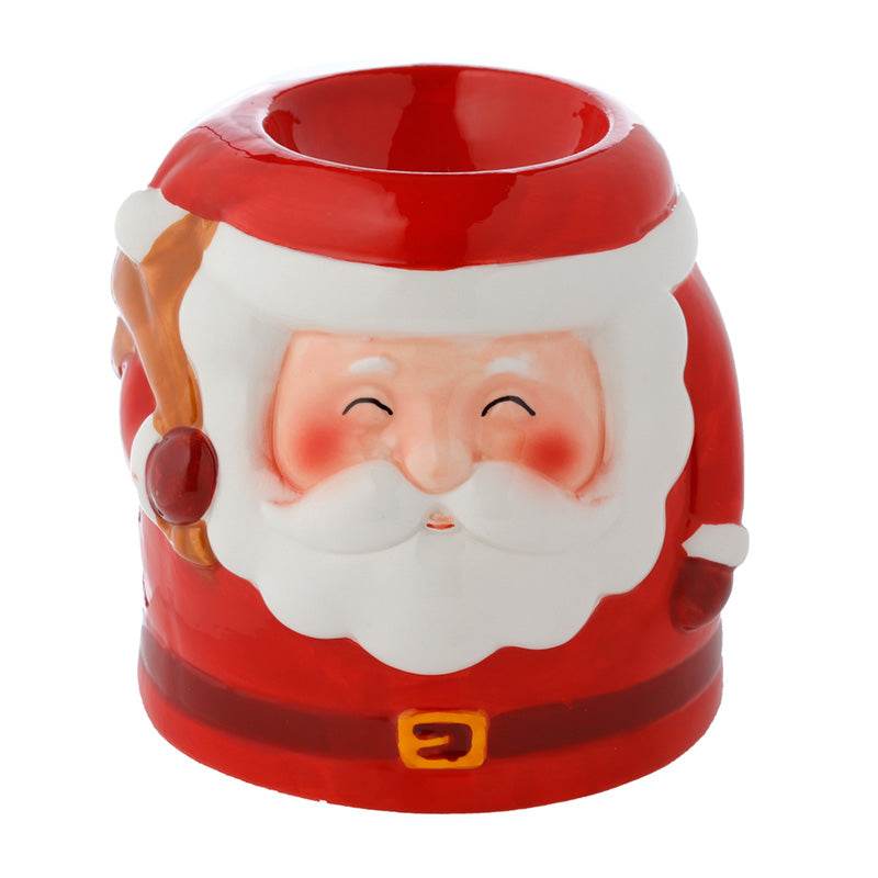 Festive Friends Santa Shaped Christmas Ceramic Oil Burner - Gift Arch