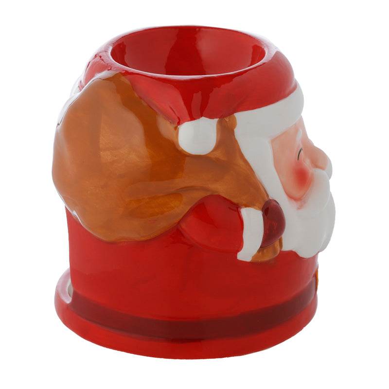 Festive Friends Santa Shaped Christmas Ceramic Oil Burner - Gift Arch