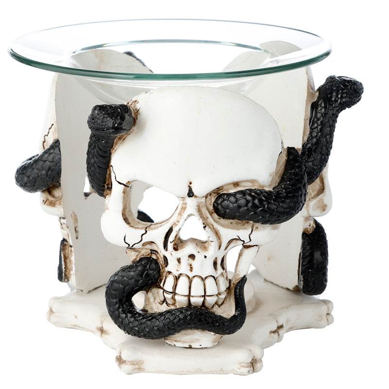 Skull & Serpent Resin Oil & Wax Melt Burner - Gift Arch