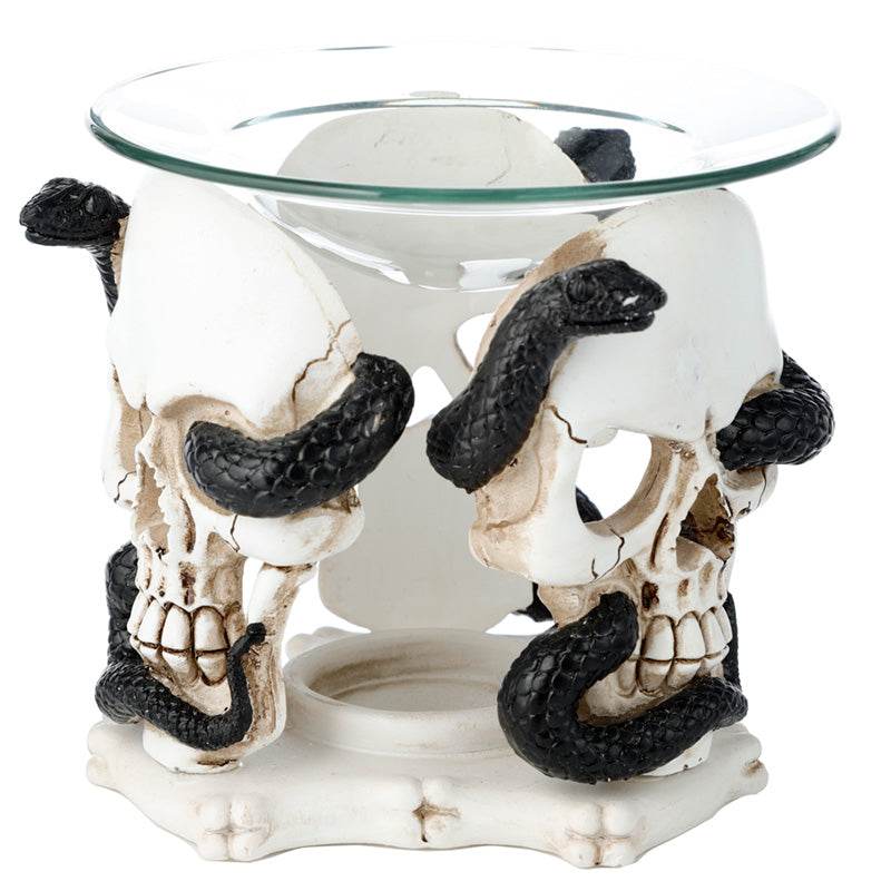Skull & Serpent Resin Oil & Wax Melt Burner - Gift Arch