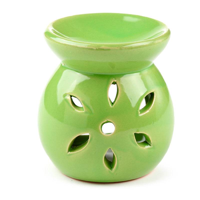 Small Ceramic Petal Cut Out Oil Burner 7.5cm - Gift Arch