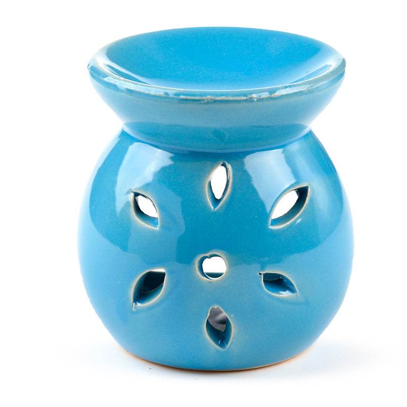 Small Ceramic Petal Cut Out Oil Burner 7.5cm - Gift Arch