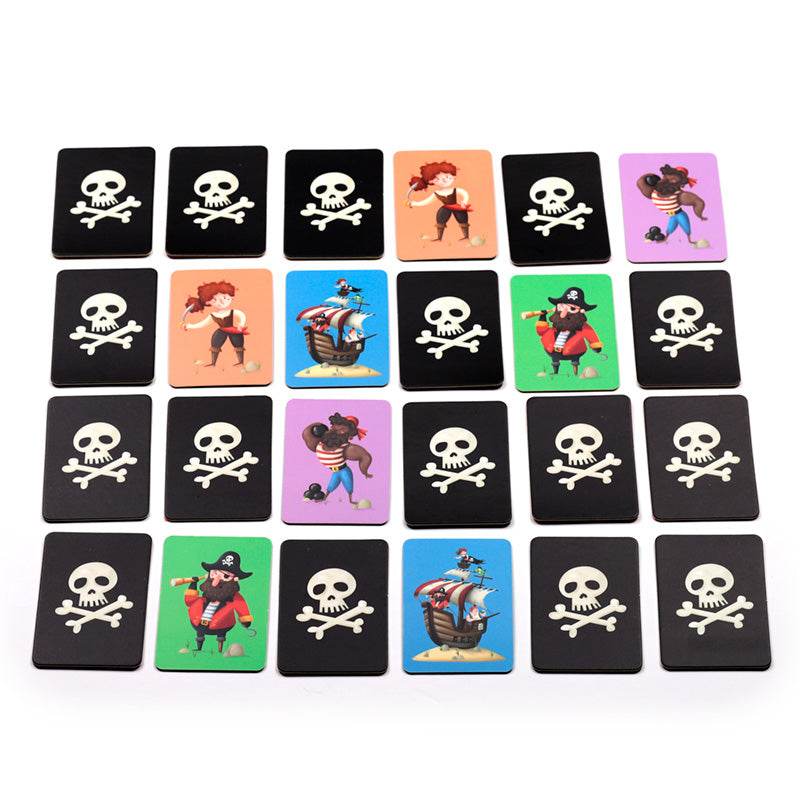 Jolly Rogers Pirates Kids Memory Card Set - Gift Arch