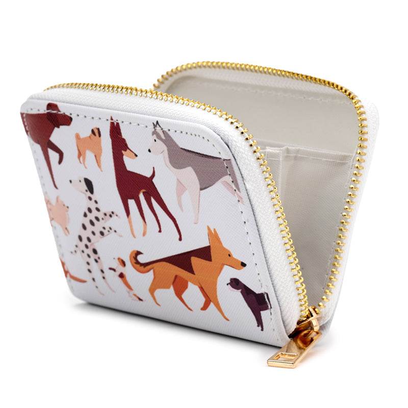 Barks Dog Zip Around Small Wallet Purse - Gift Arch