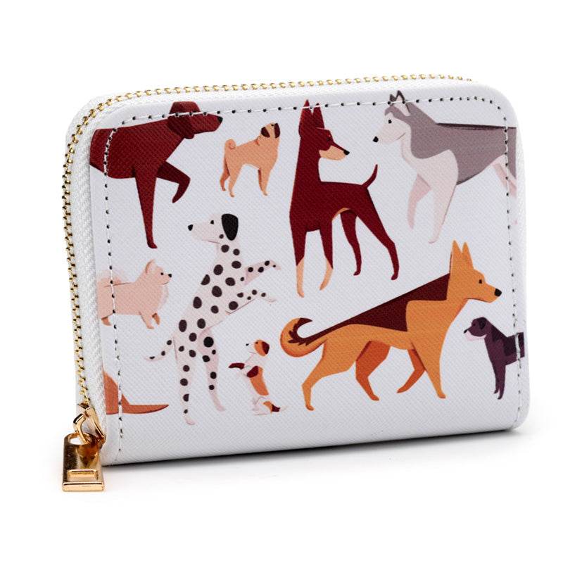 Barks Dog Zip Around Small Wallet Purse - Gift Arch