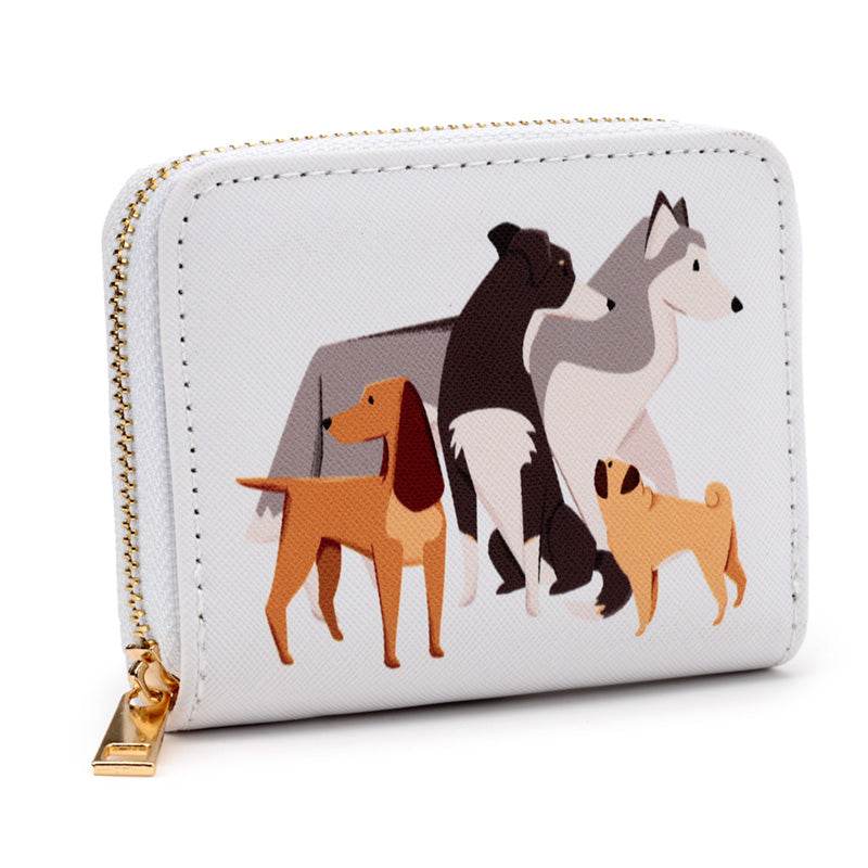 Barks Dog Zip Around Small Wallet Purse - Gift Arch