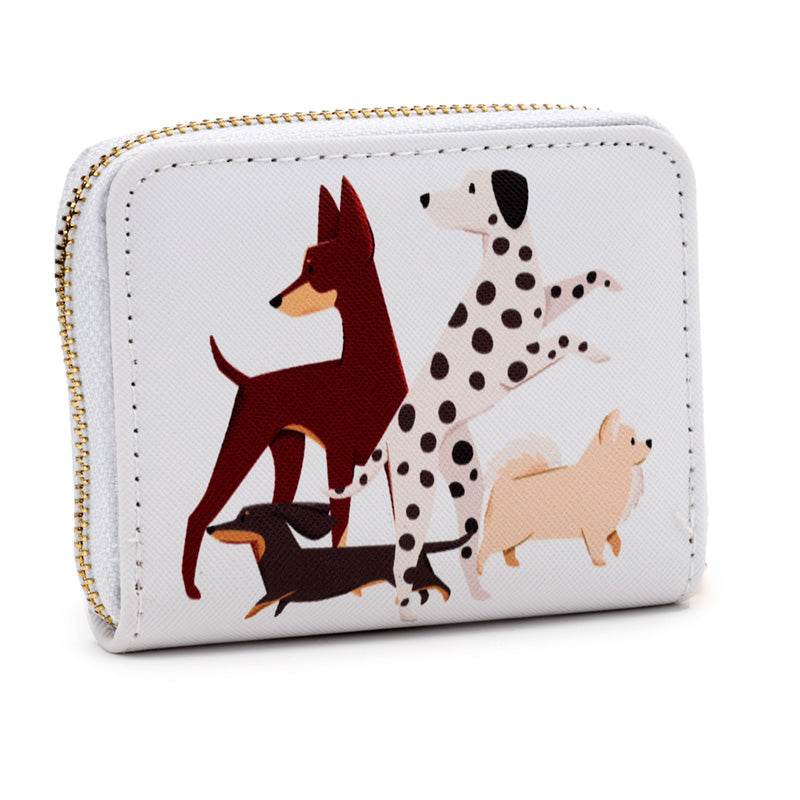 Barks Dog Zip Around Small Wallet Purse - Gift Arch