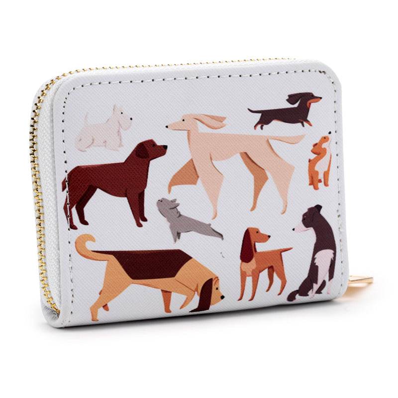 Barks Dog Zip Around Small Wallet Purse - Gift Arch