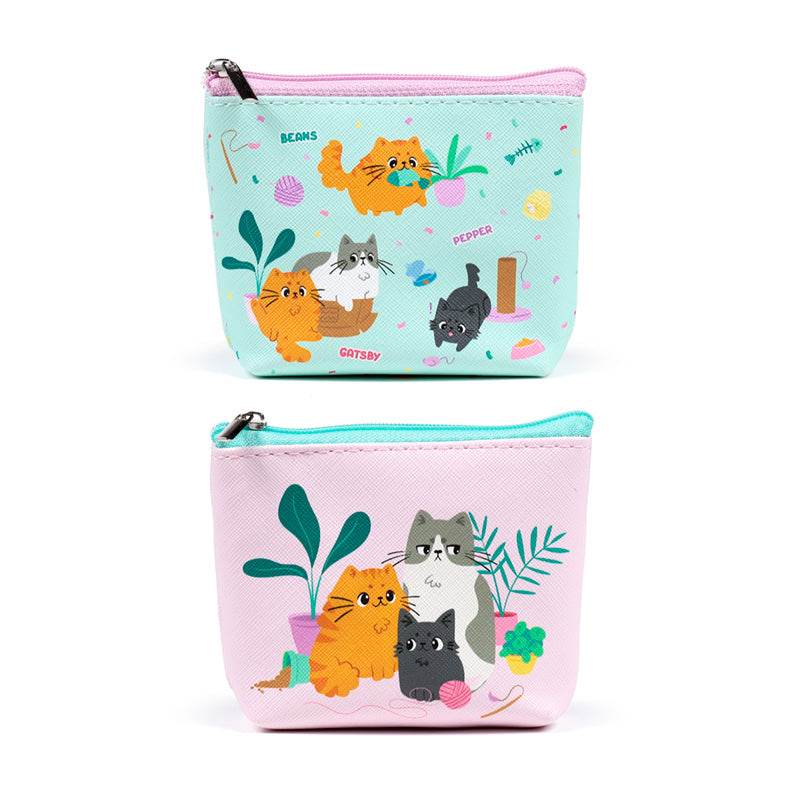 Beans & Co Cats PVC Purse - Gift Arch