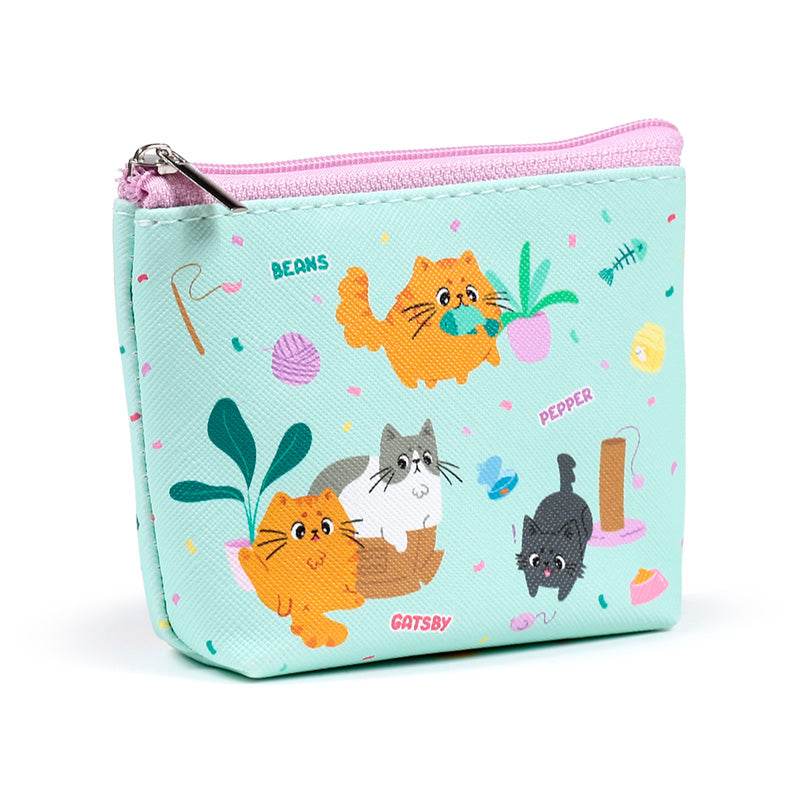 Beans & Co Cats PVC Purse - Gift Arch