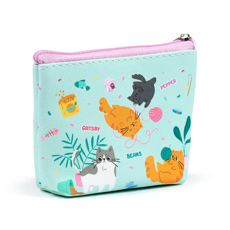 Beans & Co Cats PVC Purse - Gift Arch
